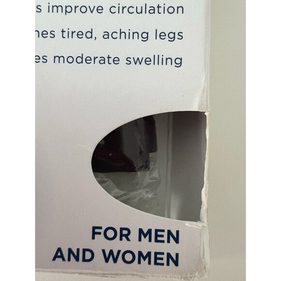 Truform Leg Health Medical Compression Stockings 20-30 mmHg Closed Toe Lg Black - Picture 10 of 10